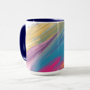 Caneca Abstrato Multicolor Mug