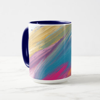 Caneca Abstrato Multicolor Mug
