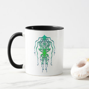 Caneca Abstrato Octopus - Design de Tatuagem de Lula Trib