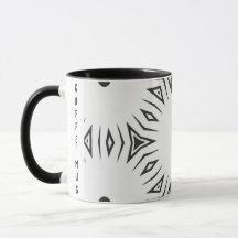 Abstrato Personalizado Com Sol A Preto E Branco