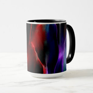 Caneca Abstrato pintura de cores nº 93