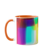 Abstrato Popart Primário Rainbow Classic Mug, 11 o