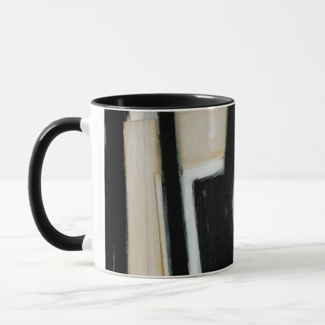 Caneca Abstrato preto e branco (Esquerda)