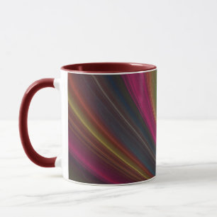 Caneca Abstrato Rainbow Cerâmica Mug