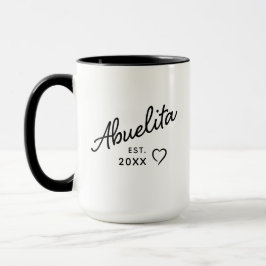 Caneca Abuelita Est Year Pregnancy Reveal & Mother’s Day