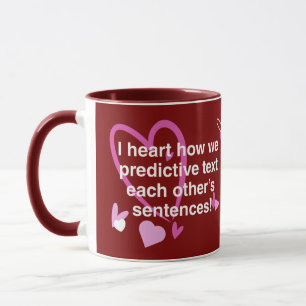 Caneca ACABANDO AS FRASES DE UM AO OUTRO por Jeff Willis