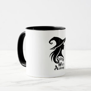 Caneca Academia de Bruxas de Salem Bruxas Wiccan Hallowee