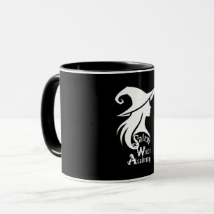 Caneca Academia de Bruxas de Salem Halloween Wicca Bruxas