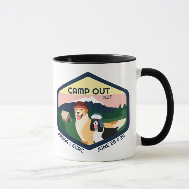 Caneca Acampamento 2025 Mug (Direita)