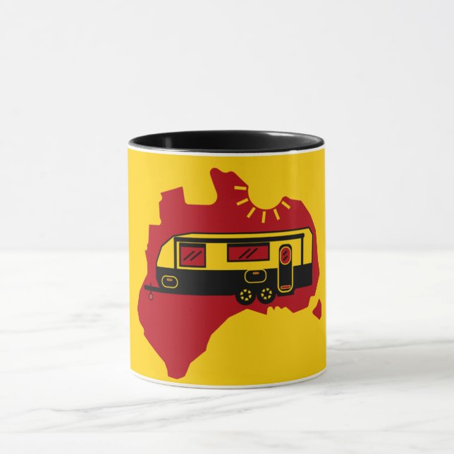 Caneca Acampamento Caravan australiano (Centro)