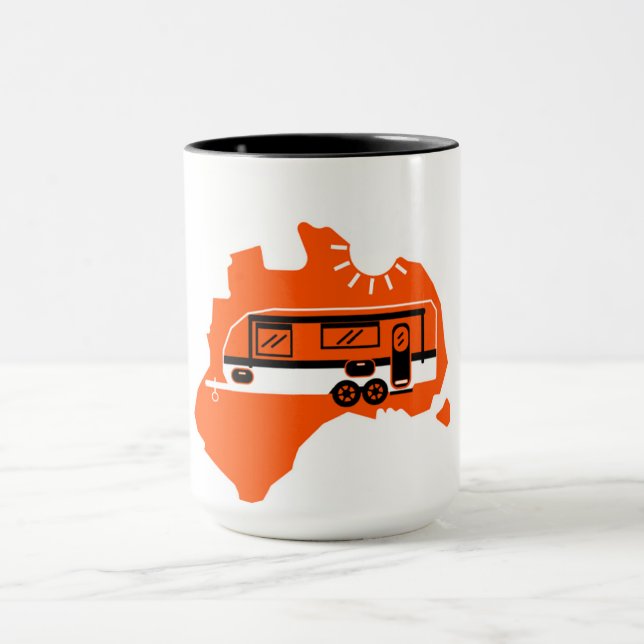 Caneca Acampamento Caravan australiano (Centro)