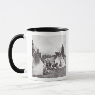 Caneca Acampamento do Teepee do nativo americano,