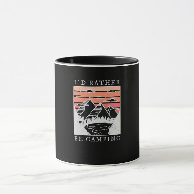 Caneca Acampamento - Eu Preferencialmente Acampando (Centro)