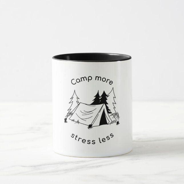 Caneca Acampamento mais estresse menos (Centro)