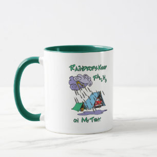 Caneca Acampamento Raindrops