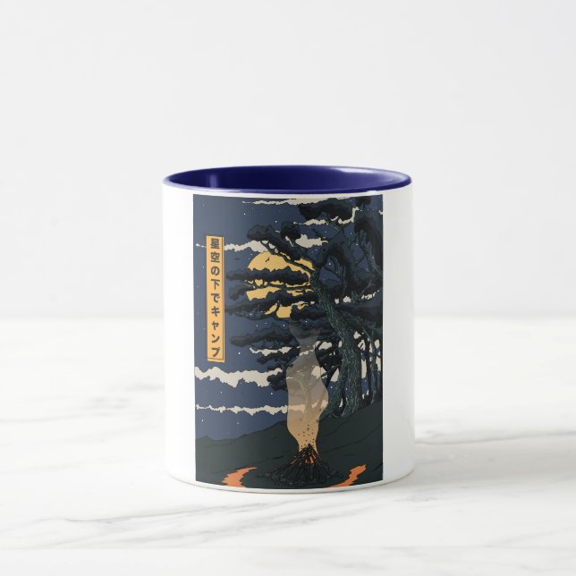 Caneca Acampando sob as estrelas (Centro)