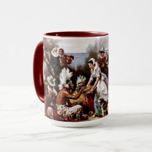 Caneca Ação de Graças, Bonitas Artes Dão Mugs