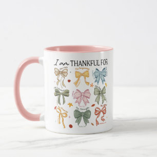 Caneca Ação de Graças de Fall Christian