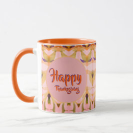 Caneca Ação de Graças de Orange Happy