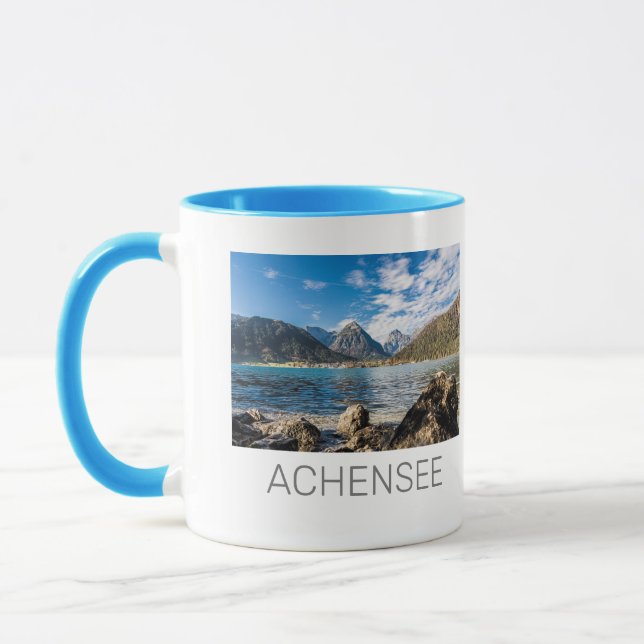 Caneca Achensee Tirol Retro Áustria Feriado Souvenir (Esquerda)
