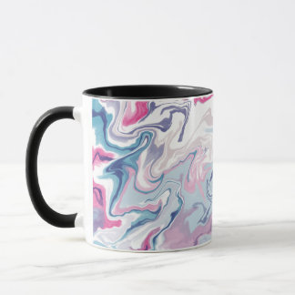 Caneca Ácido líquido, rosa e azul