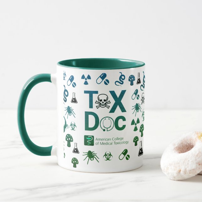 Caneca ACMT Tox Doc Mug Verde (Com Donut)