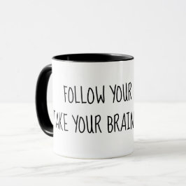 Caneca Aconselhamento Humorístico Citação Sobre Branco