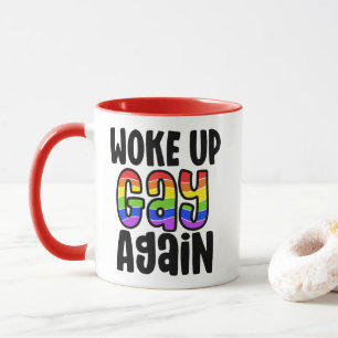 Caneca Acordou Gay de Novo Orgulho LGBTQ+