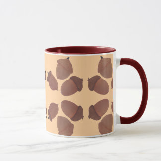 Caneca Acorns Pattern on Custom Mugs