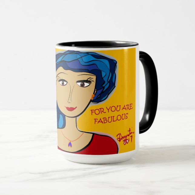 CANECA ACREDITE EM O SENHOR MESMO PARA VOCÊ SÃO FABULOSO (Frente Esquerda)