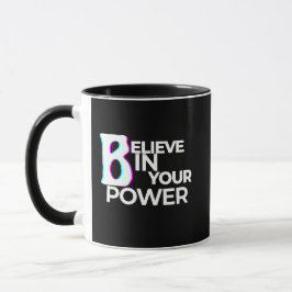 Caneca Acredite em Seu Poder Confiança Motivação