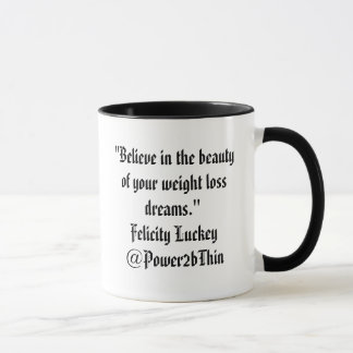 Caneca Acredite na beleza