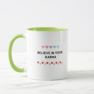 Caneca Acredite na Tipografia do Seu Karma