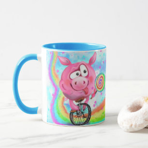 Caneca Acrobat Pig Mug