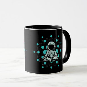 Caneca ADA Coin Kryptowährung - Astronauta Cardano