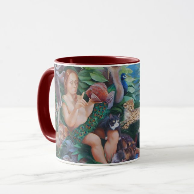Caneca Adam que nomeia os animais (Frente Esquerda)