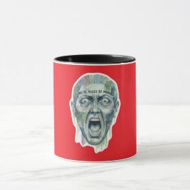 Caneca Adesivo de arte em aquarela "Somos governados por