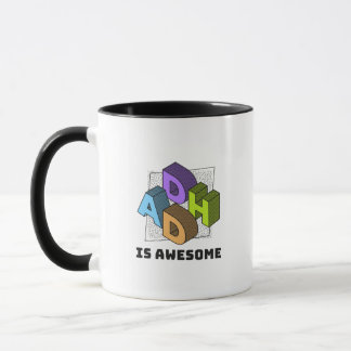 Caneca ADHD é incrível