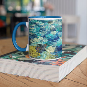 Caneca Adicionar Sua Própria Foto De Arte De Abstrato