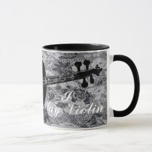 CANECA ADICIONE O SEU PRÓPRIO VIOLINO DE TEXTO