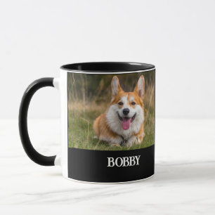 Caneca Adicione sua própria foto e nome do cachorro