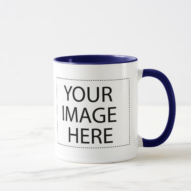 Caneca Adicione sua própria imagem ou texto aqui (Direita)