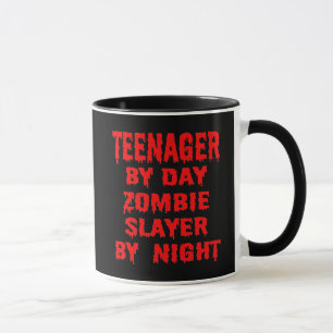 Caneca Adolescente do Dia Zombie Slayer by Night