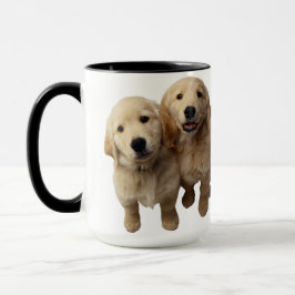 Caneca "Adorable Ouro Retriever Puppies Mug**