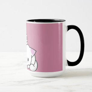 Caneca Adoráveis Kittens rosa