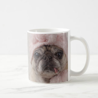 Caneca adorável do Pug da neve por Pugs e por