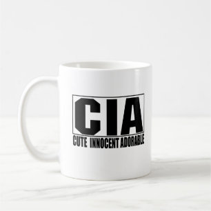 Caneca adorável inocente bonito do CIA