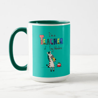 Caneca Adorável Professora Zebra