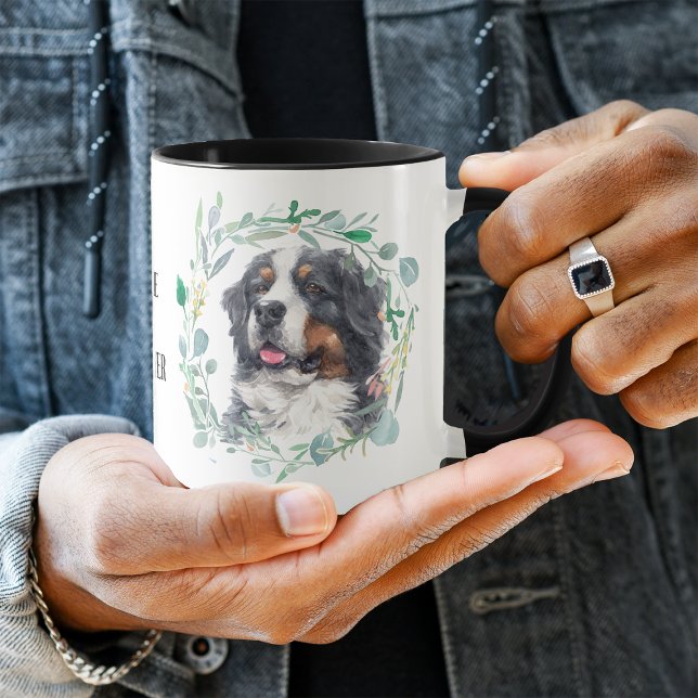 Caneca Adorei Minha Coffee Wreath Berner (Criador carregado)