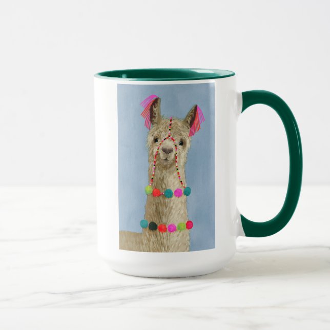Caneca Adorned Llama - Beige (Direita)